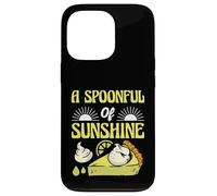 A Spoonful Of Sunshine Funny Key Lime Pie Quote Case for iPhone 13 Pro