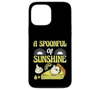 A Spoonful Of Sunshine Funny Key Lime Pie Quote Case for iPhone 13 Pro Max