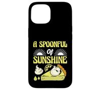 A Spoonful Of Sunshine Funny Key Lime Pie Quote Case for iPhone 15