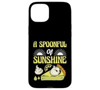 A Spoonful Of Sunshine Funny Key Lime Pie Quote Case for iPhone 15 Plus