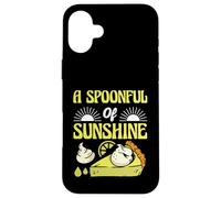 A Spoonful Of Sunshine Funny Key Lime Pie Quote Case for iPhone 16 Plus