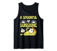A Spoonful of Sunshine Funny Key Lime Pie Quote Tank Top