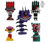 (A) Sprunki Building Blocks Sprunki Dolls Oren Wenda Lime Bricks Figure Toy DIY Assembled Toys Kids Birthday Gifts Home Decors