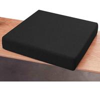 a square chair cushion 40x40cmx5cm Thick square Chair Cushion Pads with Ties Zipper and Non-slip Bottom Removable and Washable Cushion Cover