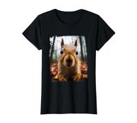 A Squirrel Value Graphic T-Shirt, Women, Black, L