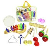 A-star 10 Piece Childrens Percussion Pack, Multi