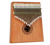 A-Star 21 Key Kalimba Thumb Piano with Mahogany Body - includes Tuning Hammer, How To Play Guide & Thumb Protectors