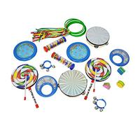 A-Star 21 Piece Sensory Development Percussion Set with Storage Box, Educational Therapy Musical Instruments for Children