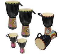 A-Star Djembe African Drums - 6 Player Set