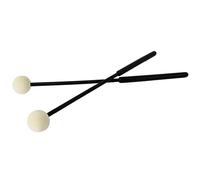 A-Star Felt Head Beaters with Secure Plastic Handle for Chime Bar, Metallophone, Glockenspiel, Xylophone - 2Pcs/Pair