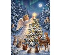 A Star for Christmas Boxed Christmas Cards - w/Deluxe Foil Line Envelopes