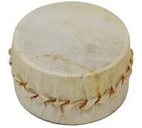 A-Star Small Handmade Authentic Goatskin Squeezer Shaker - 5cm
