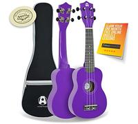A-Star Soprano Beginner Ukulele in Purple with Premium Aquila Strings, FREE Padded Bag, Instrument for Adults/Kids with FREE 1 Month Online Lessons