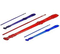 A-Star Soprano/Descant School Recorder Instrument, English/Baroque Fingering - Key of C with Learning Chart, Bag, Cleaning Rod - Pack of 30 Mixed Colours