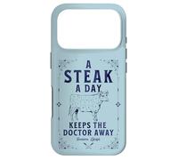 A Steak A Day Carnivore Proper Human Diet Meat Eater Beef Case for iPhone 17 Pro