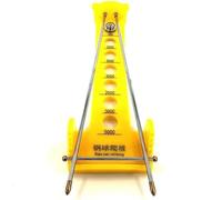 A steel ball climbing tool for physics demonstrations, suitable for STEM experiments in classrooms and laboratories, based on mechanical principles.