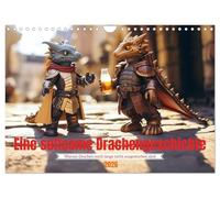 A strange dragon story UK-Version (Wall Calendar 2026 DIN A4 Landscape), CALVENDO 12 Month Wall Calendar