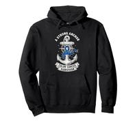 A Strong Anchor Colon Cancer Survivor Pullover Hoodie