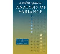 A Student's Guide to Analysis of Variance