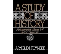 A Study of History: Volume I: Abridgement of Volumes I-VI - 9780195050806