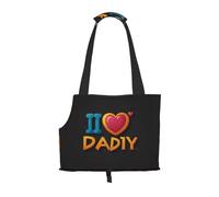 a Stunning Logo Printed pet Shoulder Bag, Suitable for Small Dogs and Cats, Shopping and Travel Dual-Purpose Bag