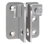 A Sturdy Stainless Steel Sliding Door Latch with Keyhole for Doors, Security Lock Hardware Accessories(Left)