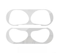 A Stylish Approach To Protecting Your Earbuds Functional & Reliable Metal Dust Proof Sticker (For Airpods 3rd generation Silver)