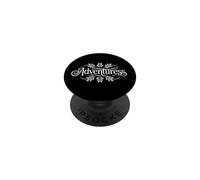 A stylish design that says the Regency Era word Adventuress PopSockets Adhesive PopGrip