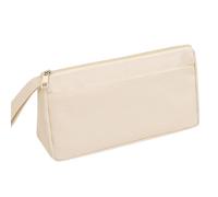 # A Stylish Elegant and Pen Bag with Color Options Ideal for Organization Showcasing A Sleek Design Functional Wrist Strap and Fabric for Effortless Daily Use (White, One Size)