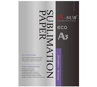 A-SUB Sublimation Paper A3, 297x420mm, 100 Sheets, Compatible with EPSON, SAWGRASS, RICOH, Brother Sublimation Printers