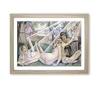 A Summers Day By Gerda Wegener Classic Painting Framed Print | A2 Oak Framed Wall Art | Ready to Hang | Classic Historical Picture | Living Room Bedroom Lounge Office