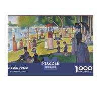 A Sunday on La Grande Jatte Wooden Jigsaw Puzzle Waterproof 1000 Piece Puzzles for Adults Challenging And Brainteasing Home Decoration