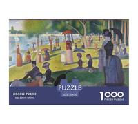 A Sunday on La Grande Jatte Wooden Jigsaw Puzzle Waterproof 1000 Piece Puzzles for Adults Gifts Fun Home Decoration