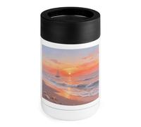 A Sunset at The Seaside Hard Cooler for Tough and Easy to Carry,Insulated Cooler with Ice Retention,Leak Resistant,Portable Coolers As Travel Mug Great for Camping,Concerts
