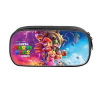 (A) Super Mario Bros Theme Pencil Case School Supplies Pencil Bag Students Pen Case Kids Stationery Storage Bag Gifts