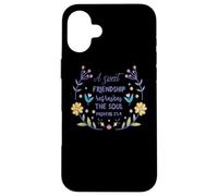 A Sweet Friendship Refreshes The Soul Proverb 27:9 Christian Case for iPhone 16 Plus