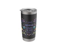 A Sweet Friendship Refreshes The Soul Proverb 27:9 Christian Stainless Steel Insulated Tumbler