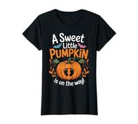 A Sweet Little Pumpkin On The Way Halloween Pregnancy Gender T-Shirt