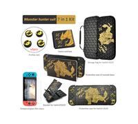 (A(SWITCH OLED)) 2022 Monster Hunter Storage Bag for Nintendo Switch OLED Carrying Case Protective Shell for NS Switch OLED Game Accessories