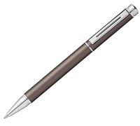 A. T. Cross Chrome Trim Ballpoint Pen Sheaffer 200 Matte Metallic Grey