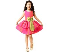 A.T.U.N. (ALL THINGS UBER NICE) Girls GDRS CAM Skater, Hot Pink-Lime Green, 5-6 Years