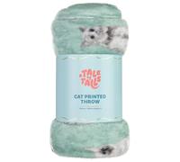 A Tale Of Tails Cat Breeds Throw - Green - The For The Cat-owner In Your Life To Keep Them And Their Feline Friend Warm On Chilly Winter Nights