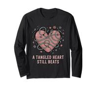 A Tangled Heart Still Beats Resilience and Healing Long Sleeve T-Shirt