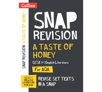 A Taste of Honey AQA GCSE 9-1 English Literature Text Guide
