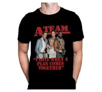 A-Team Plan - Classic 80's TV Show Fan Merchandise T-Shirt Black