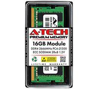 A-Tech 16GB Replacement for Samsung M474A2K43BB1-CTD - DDR4 2666MHz PC4-21300 ECC SODIMM 260-Pin 2Rx8 1.2V - Single Server Memory RAM Stick (M474A2K43BB1-CTD-ATC)