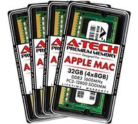 A-Tech 32GB Kit (4x8GB) RAM for Apple iMac (Late 2012, Late 2013, Late 2014, Mid 2015) | DDR3 1600MHz PC3-12800 SODIMM 204-Pin Memory Upgrade