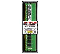 A-Tech 8GB DDR4 2666MHz DIMM PC4-21300 UDIMM Non-ECC 1.2V CL19 288-Pin Desktop Computer RAM Memory Upgrade Module
