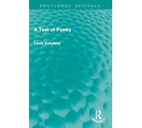 A Test of Poetry (Routledge Revivals)