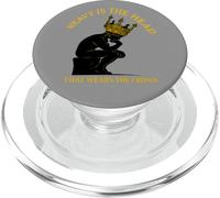 A Thinker Has a Heavy Head That Wears the Crown PopSockets PopGrip for MagSafe